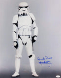 Quentin Pierre Autographed Full Body 16x20 Photo w/Stormtrooper - JSA Auth *Blue