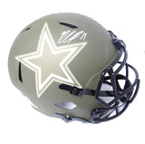 Micah Parsons Autographed Cowboys Salute to Service Speed F/S Helmet- Fanatics