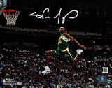 Shawn Kemp Signed Supersonics 8x10 Slam Dunk Photo *Horizontal- Beckett W Holo