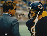 Mike Ditka Autographed *Blk Chicago Bears 16x20 W/ Jim McMahon Photo- JSA W Auth