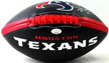 Andre Johnson Autographed Houston Texans Black Logo Football - JSA W *White