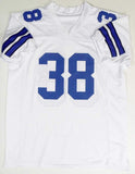 Jeff Heath Autographed White Pro Style Jersey - JSA Auth *8