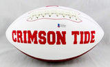 Calvin Ridley Signed Alabama Crimson Tide Logo Football- Beckett W *Black