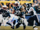 Stevan Ridley Autographed 8x10 Against Texans Photo- JSA Authenticated