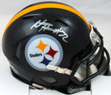 Najee Harris Autographed Pittsburgh Steelers Speed Mini Helmet-Fanatics *Silver