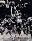 Elvin Hayes Autographed Washington Bullets 16x20 Rebound Photo W/ HOF-JSA W Auth