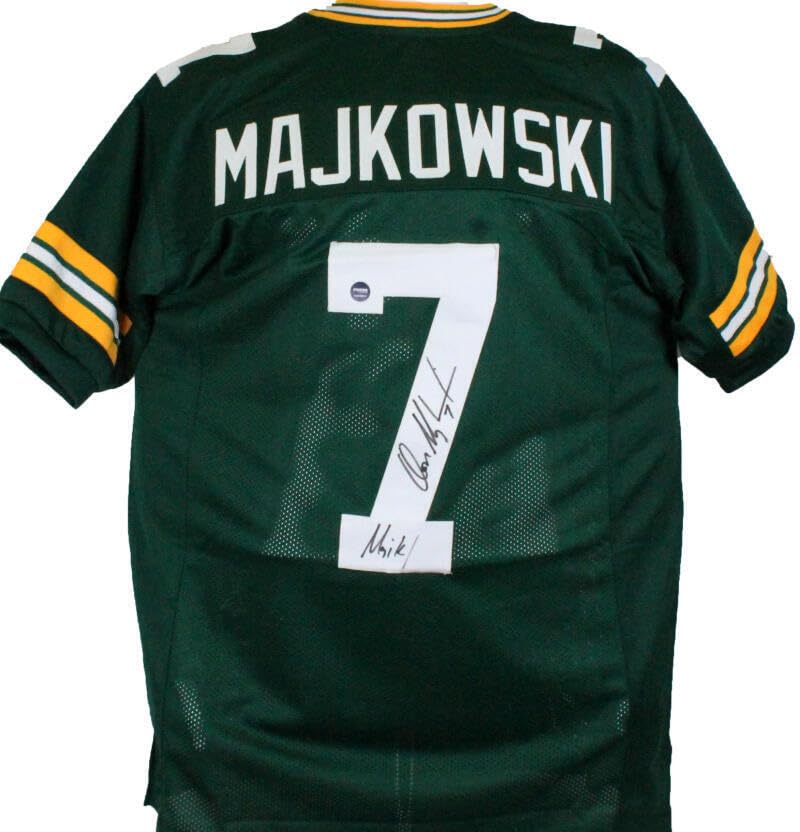 Don Majkowski Autographed/Signed Jersey Beckett Sticker Green Bay Packers 2024