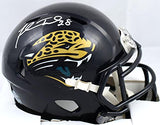 Fred Taylor Signed Jacksonville Jaguars 95-12 Speed Mini Helmet-Beckett W Holo