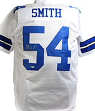 Jaylon Smith Autographed White Pro Style Jersey- Beckett W *Silver