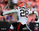 Jeremiah Koramoah Autographed Cleveland Browns 8x10 Back Photo-Beckett W Holo