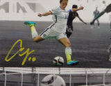 Carli Lloyd Autographed *Yellow Team USA 8x10 Dual Shot Photo- JSA W Auth