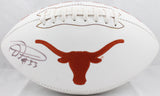 D'Onta Foreman Autographed Texas Longhorns Logo Football- JSA Witnessed Auth