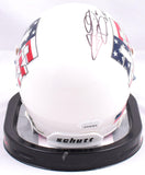 Johnny Manziel Signed Texas A&M Stars and Stripes Mini Helmet- WPP985868 JSA W