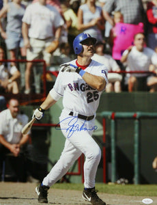 Rafael Palmeiro Autographed 16x20 Watching Hit Photo- JSA Authenticated