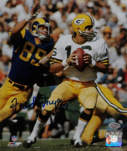 Fred Dryer Autographed 8x10 Against Packers Photo PF - SGC Authenticated