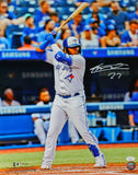 Vladimir Guerrero Jr. Signed Toronto Blue Jays 16x20 Batting Pose Photo-JSA Auth