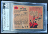 2002 Topps Heritage #73 Ray Lewis Auto Baltimore Ravens BGS Autograph 10