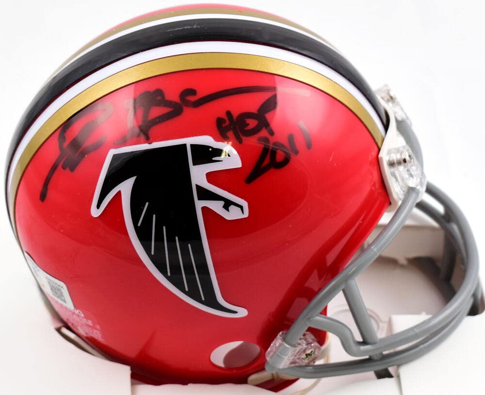 DEION SANDERS deals AUTOGRAPHED ATLANTA FALCONS MINI HELMET CERTIFIED AUTHENTICITY