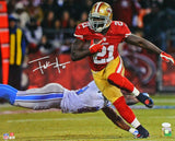 Frank Gore Autographed 16x20 Run Against Lions Photo- JSA W Authenticated *White