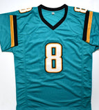 Mark Brunell Autographed Teal Pro Style Jersey - Prova *Black