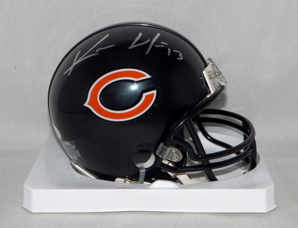 Kevin White Autographed Chicago Bears #13 *silver* Mini Helmet- JSA Witness Auth