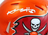 Antonio Brown Autographed Tampa Bay Buccaneers Flash Speed Mini Helmet-JSA W