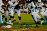 Ka'Deem Carey Autographed Chicago Bears 8x10 Leaping for TD Photo- JSA W Auth *B