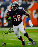 Roquan Smith Autographed Chicago Bears 8x10 Running *Sig Left PF Photo- Beckett