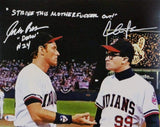 Charlie Sheen/Corbin Bernsen Signed 11x14 Major League Photo- Beckett Auth *