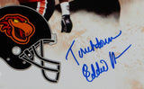 Eddie Brown Autographed Albany 8x10 Double Image Photo- JSA W Auth *Blue