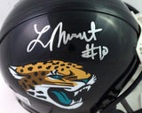 Laviska Shenault Autographed Jacksonville Jaguars Mini Helmet- Beckett W *Silver