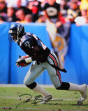 Deion Sanders Signed Atlanta Falcons 16x20 Running HM Photo - Beckett W *Black