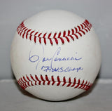 John Candelaria Signed Rawlings OML Baseball 79 WS Champs- Jersey Source Auth