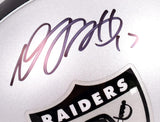 Davante Adams Autographed Raiders 1963 Mini Helmet-Beckett W Hologram *Black