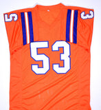 Randy Gradishar Autographed Pro Style Orange Jersey - JSA W *Black