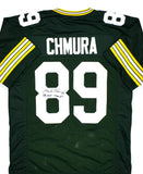 Mark Chmura Autographed Green Pro Style Jersey w/SB Champs - JSA W *Black