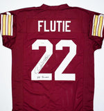 Doug Flutie Autographed Maroon College Style Jersey w/Heisman-Beckett W Hologram