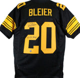 Rocky Bleier Autographed Black/Yellow # Pro Style Jersey w/ 4x SB Champs-Prova