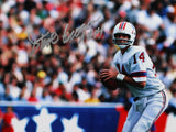 Steve Grogan Autographed Patriots 8x10 Photo-The Jersey Source Auth *Silver