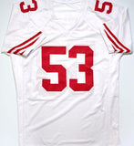 NaVorro Bowman Autographed White Pro Style Jersey- Beckett W Hologram *Black