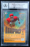 1997 Finest #269 Tony Gonzalez Kansas City Chiefs BGS Autograph 10