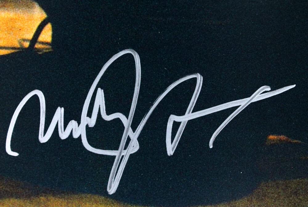 Michael J. Fox Autographed Back to the Future 16x20 Guitar Photo