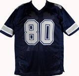 Alvin Harper Autographed Blue Pro Style Jersey w/SB champs-Beckett W Hologram