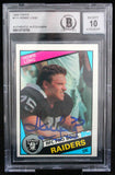 1984 Topps #111 Howie Long Auto Oakland Raiders BAS Autograph 10