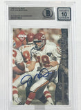 1995 Collector's Edge Excalibur #107 Joe Montana Auto KC Chiefs BAS Autograph 10