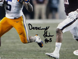 Derrius Guice Autographed LSU 8x10 Against Texas A&M Photo - JSA W Auth *Black