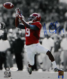 Amari Cooper Autographed Alabama 8x10 B&W Color Catch PF Photo- JSA W Auth *Blue