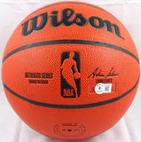 Allen Iverson Autographed Official NBA Wilson Basketball-Beckett W Hologram