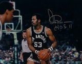 Artis Gilmore Signed Spurs 16x20 Looking to Pass Photo W/HOF- Jersey Source Auth