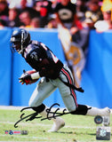 Deion Sanders Signed Atlanta Falcons 8x10 Running HM Photo-Beckett W Hologram